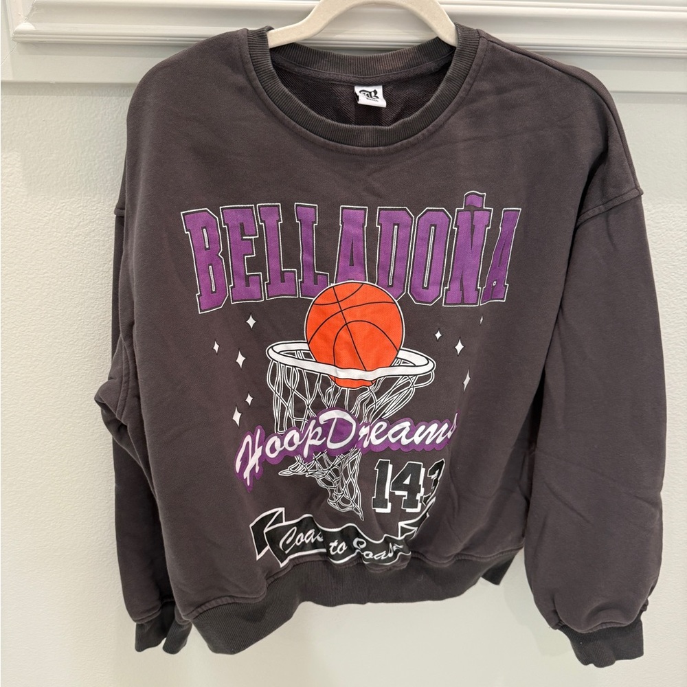 Hoop dreams basketball sweatshirt